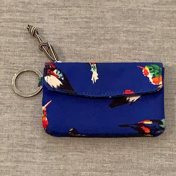 Vera Bradley Handbags - Vera Bradley Jen Zip ID “Mini Tody Birds Blue”